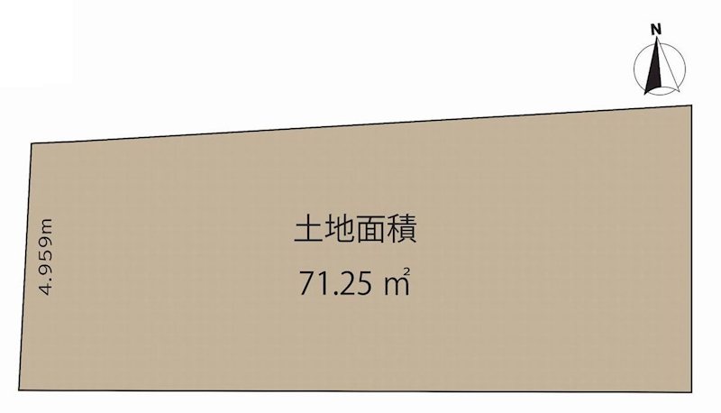 茨木市耳原1丁目　売土地 間取り図