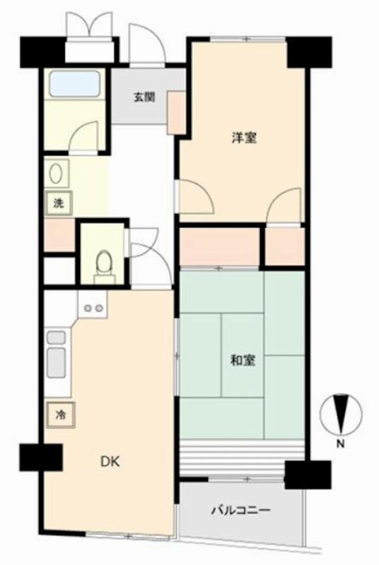 メゾン茨木西駅前    間取図・土地図