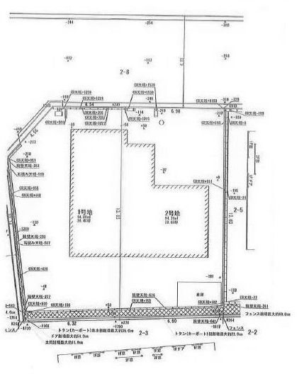 高槻市大和1丁目　売土地　1号地 間取り図