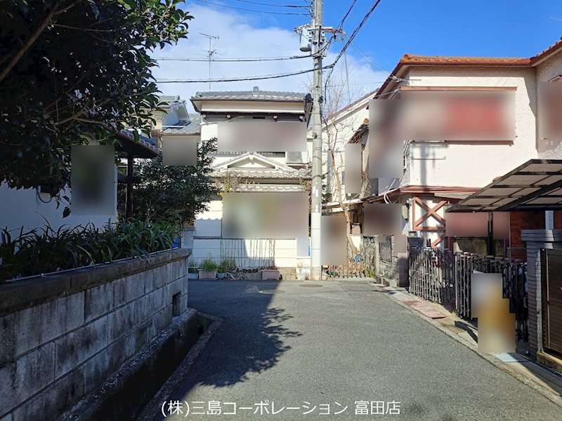 前面道路 高槻市寿町3丁目 売土地 その他