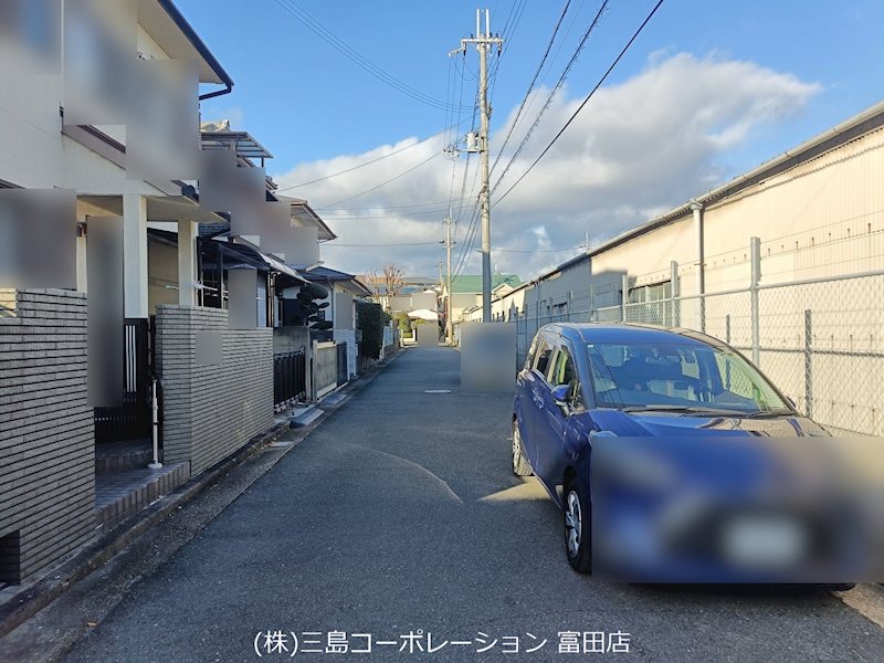 前面道路 高槻市宮田町3丁目 売土地 その他