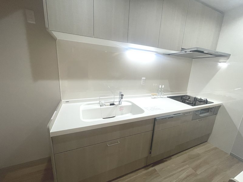 食器洗浄機付システムキッチンで料理がはかどります 枚方淀川公園スカイハイツ その他