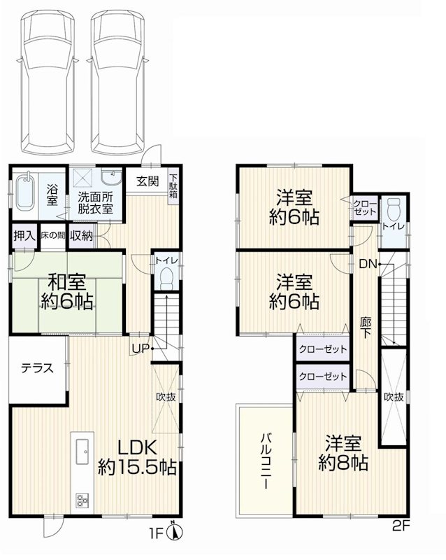 茨木市島4丁目　中古一戸建 間取り図