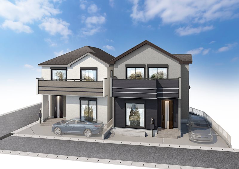 東香里1丁目Hartfulltown2区画新築分譲住宅A号棟 外観写真