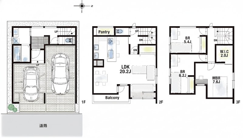 高槻市城南町1丁目　建築条件付売土地 間取り図