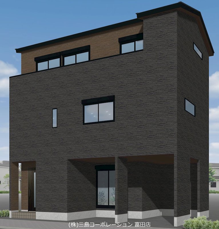 高槻市芝生町2丁目　SUMIKA新築一戸建  外観写真