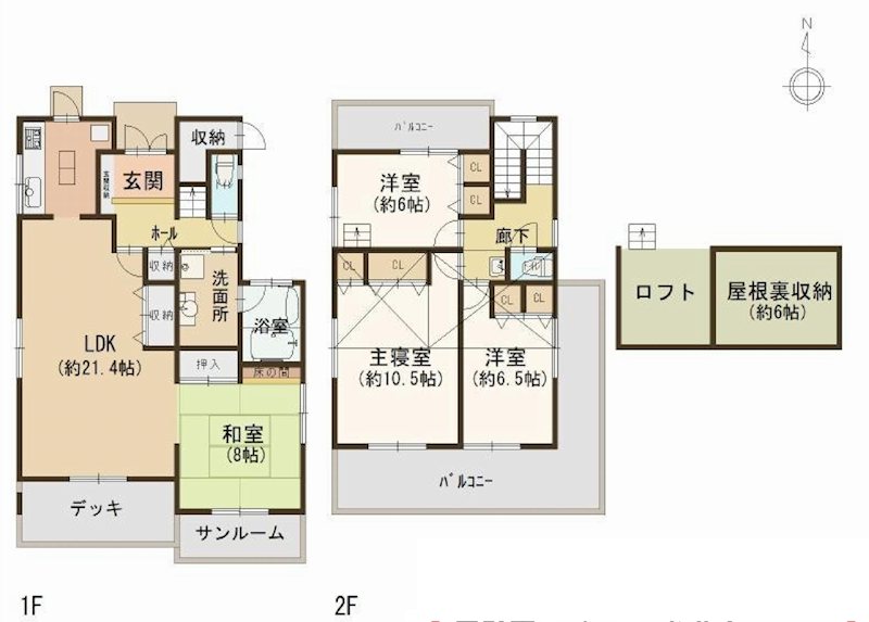茨木市彩都あさぎ5丁目　中古一戸建   間取り図