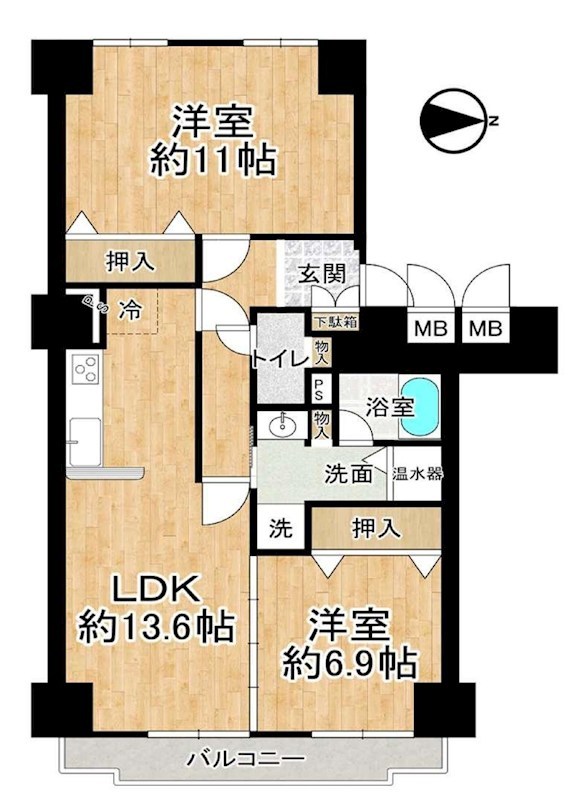 日興千里スカイマンションフレール  間取り図