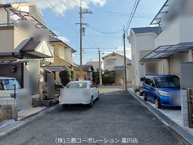 前面道路 高槻市柳川町2丁目 C号棟 新築一戸建 その他