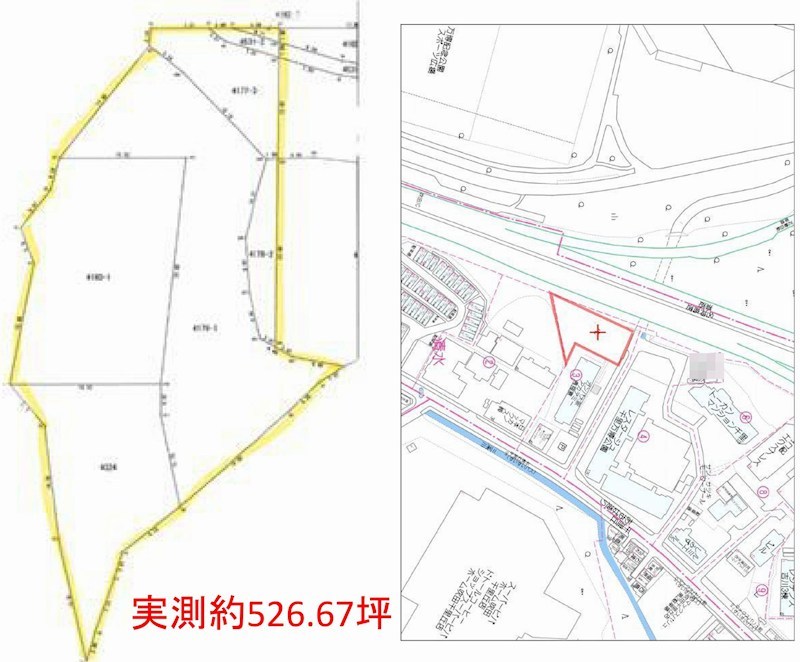 吹田市清水　売土地 間取り図