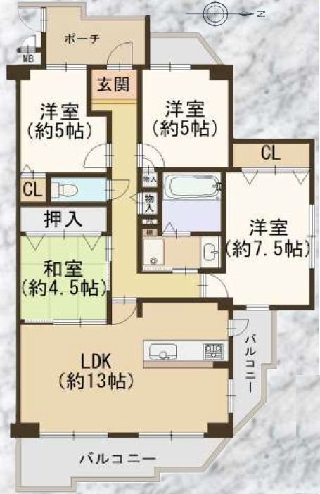 アドリーム交野 間取り図