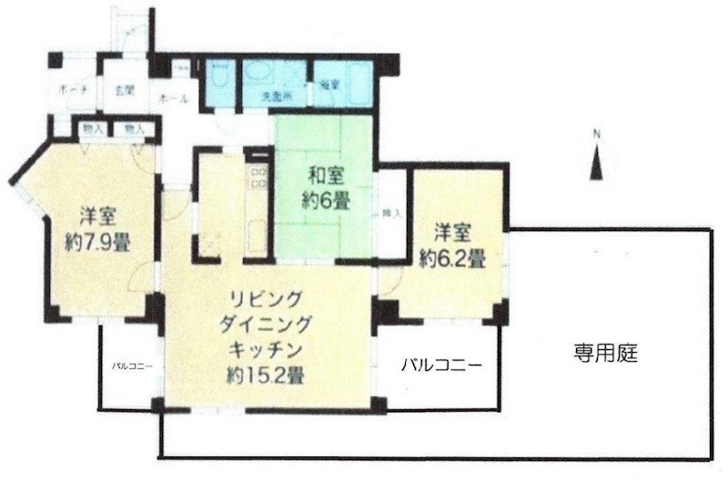 高槻ロイヤルマンション 間取り図