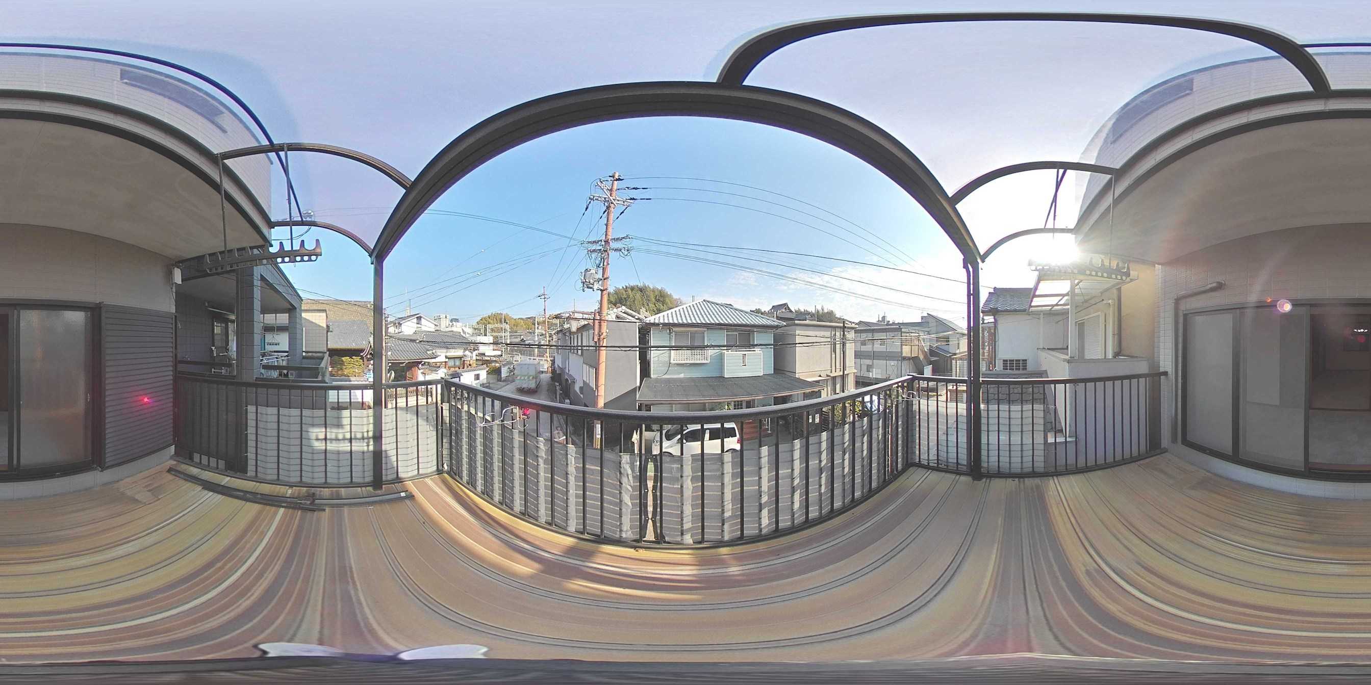 三矢町一戸建再生既存住宅 現地写真（バルコニー）