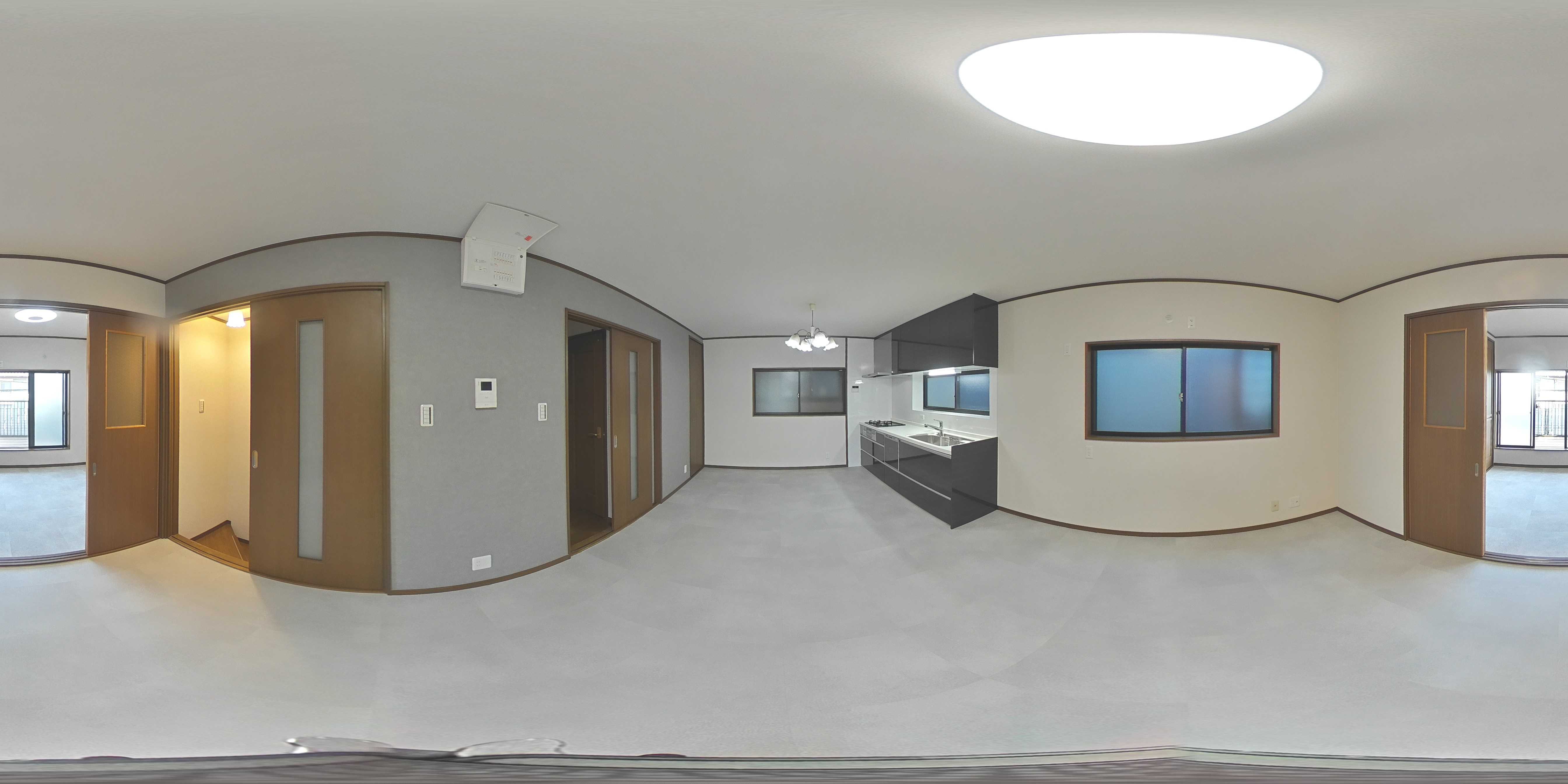 三矢町一戸建再生既存住宅 内観写真（リビング）