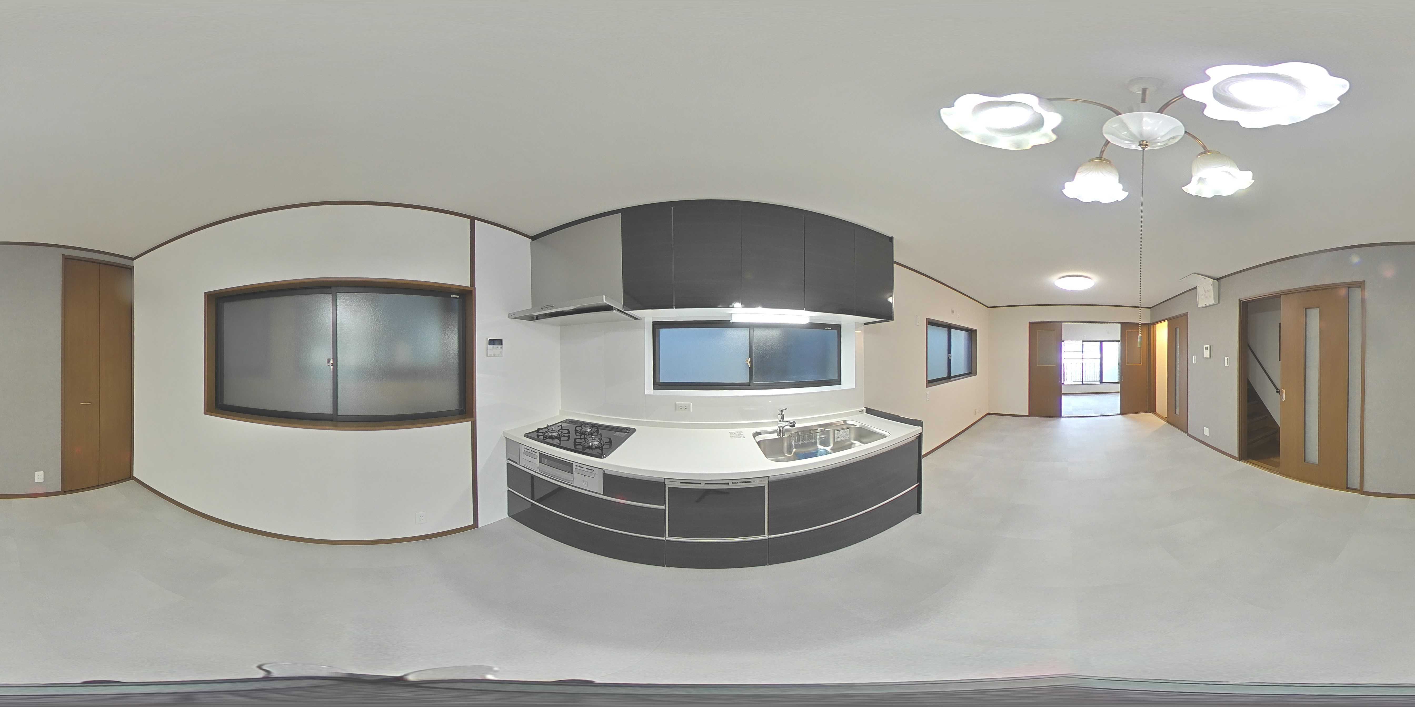 三矢町一戸建再生既存住宅 内観写真（キッチン）