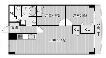 高槻セントポリア 間取り図