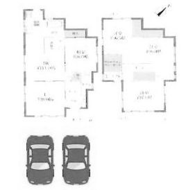 高槻市塚原2丁目　中古一戸建 間取り図