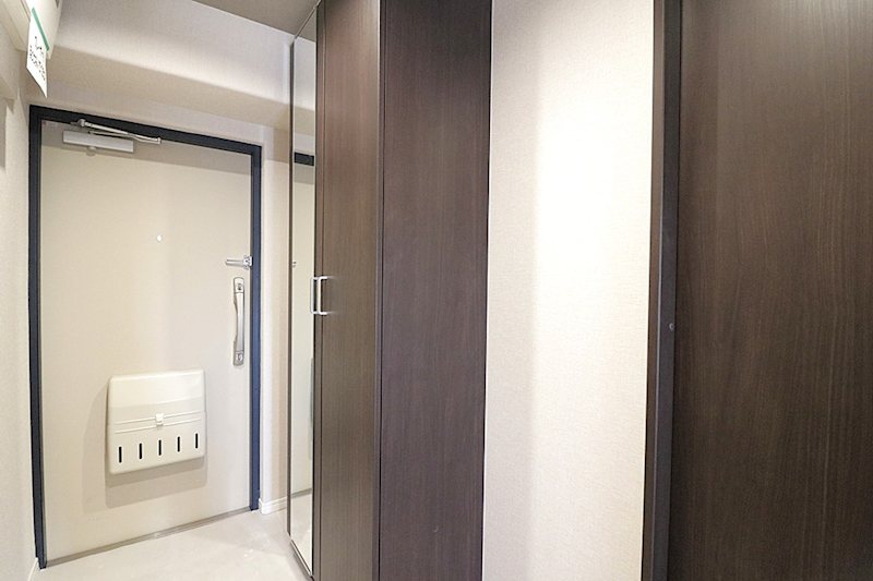 収納充実姿見鏡付シューズボックス 玄関ホール 香里日光ハイツ その他