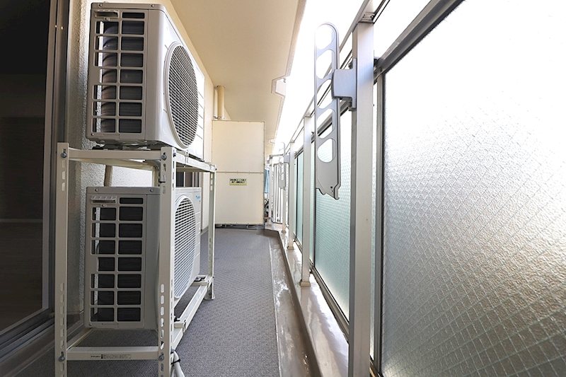 バルコニー、エアコン2台付 香里日光ハイツ その他