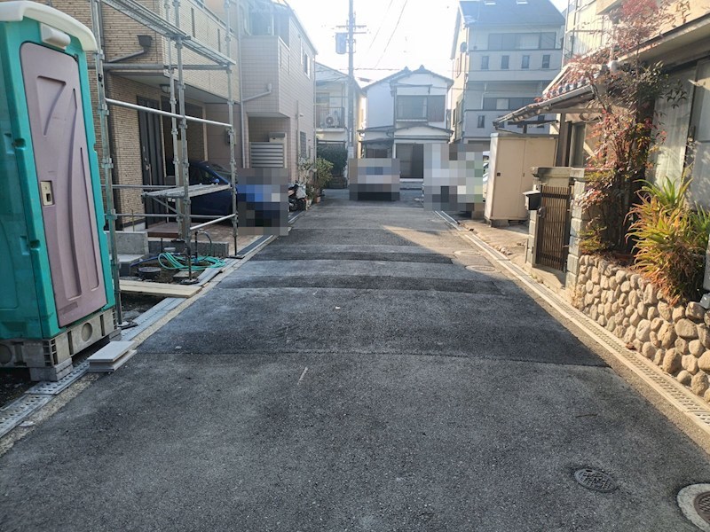 摂津市鳥飼西2丁目　新築一戸建 現地写真（前面道路含む現地写真）