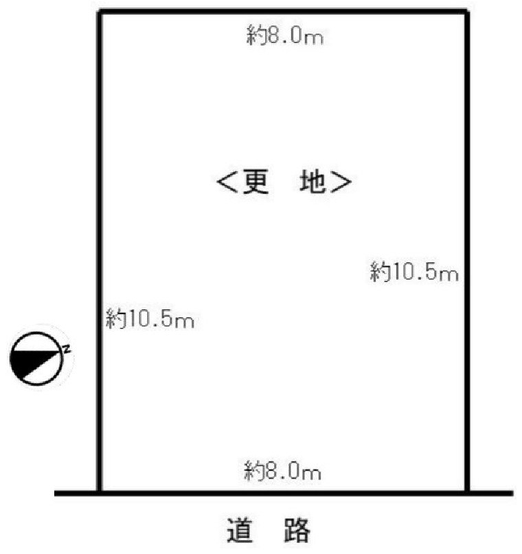 高槻市辻子3丁目　建築条件付売土地 間取り図