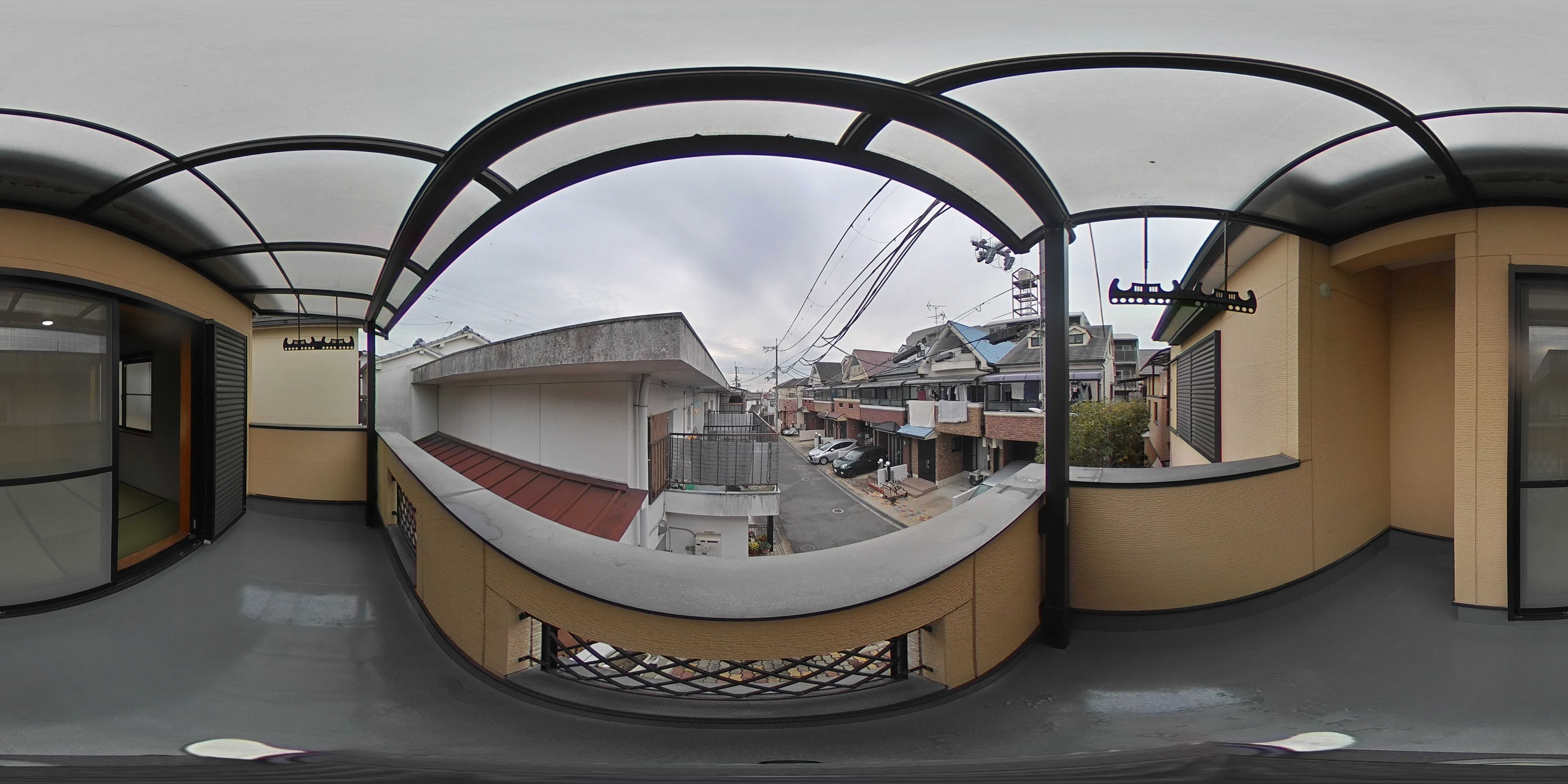 東山1丁目一戸建再生既存住宅 現地写真（バルコニー）