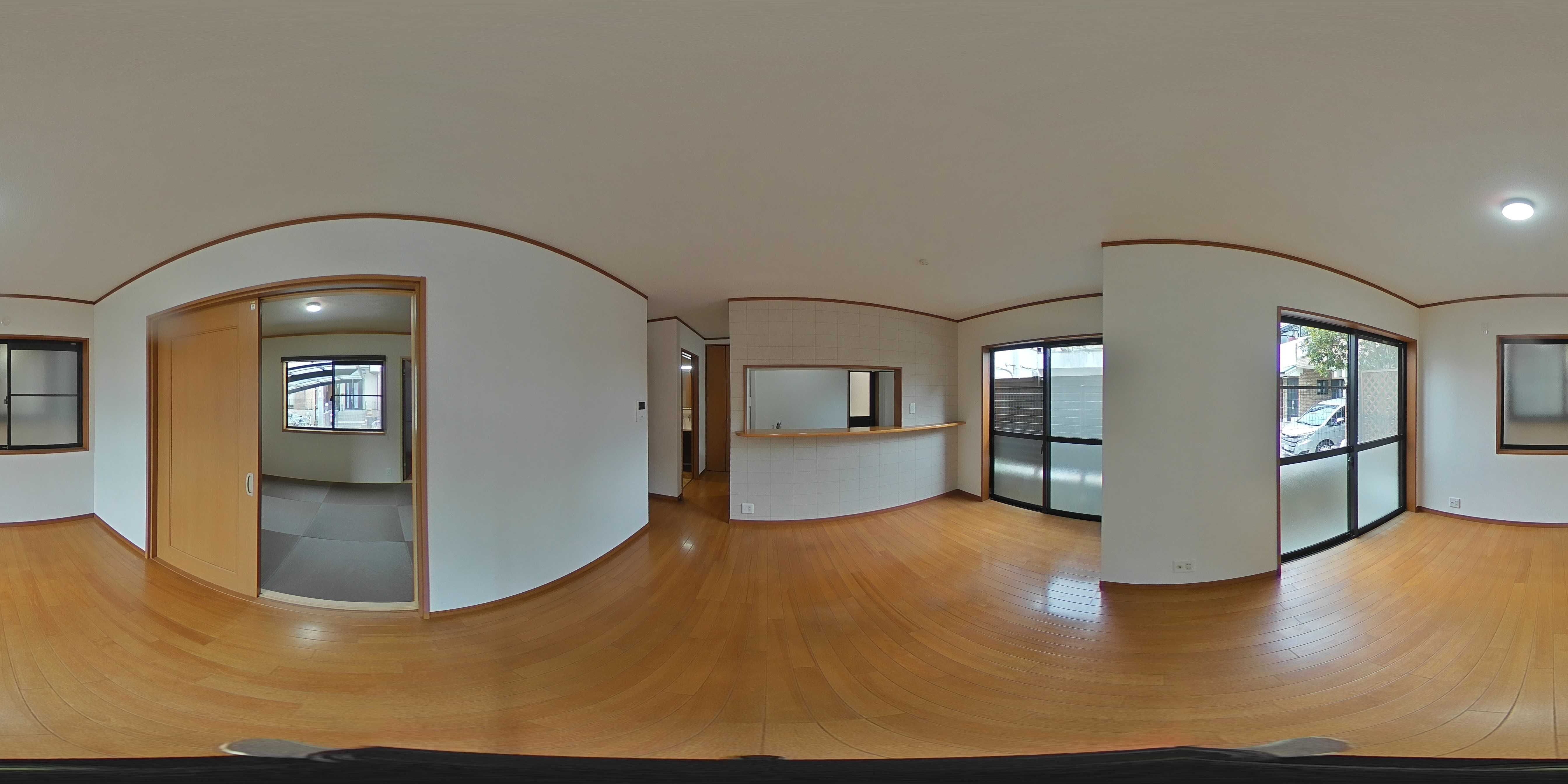 東山1丁目一戸建再生既存住宅 内観写真（リビング）