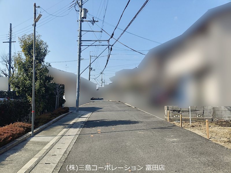 前面道路 高槻市氷室町2丁目 建築条件付売土地 その他