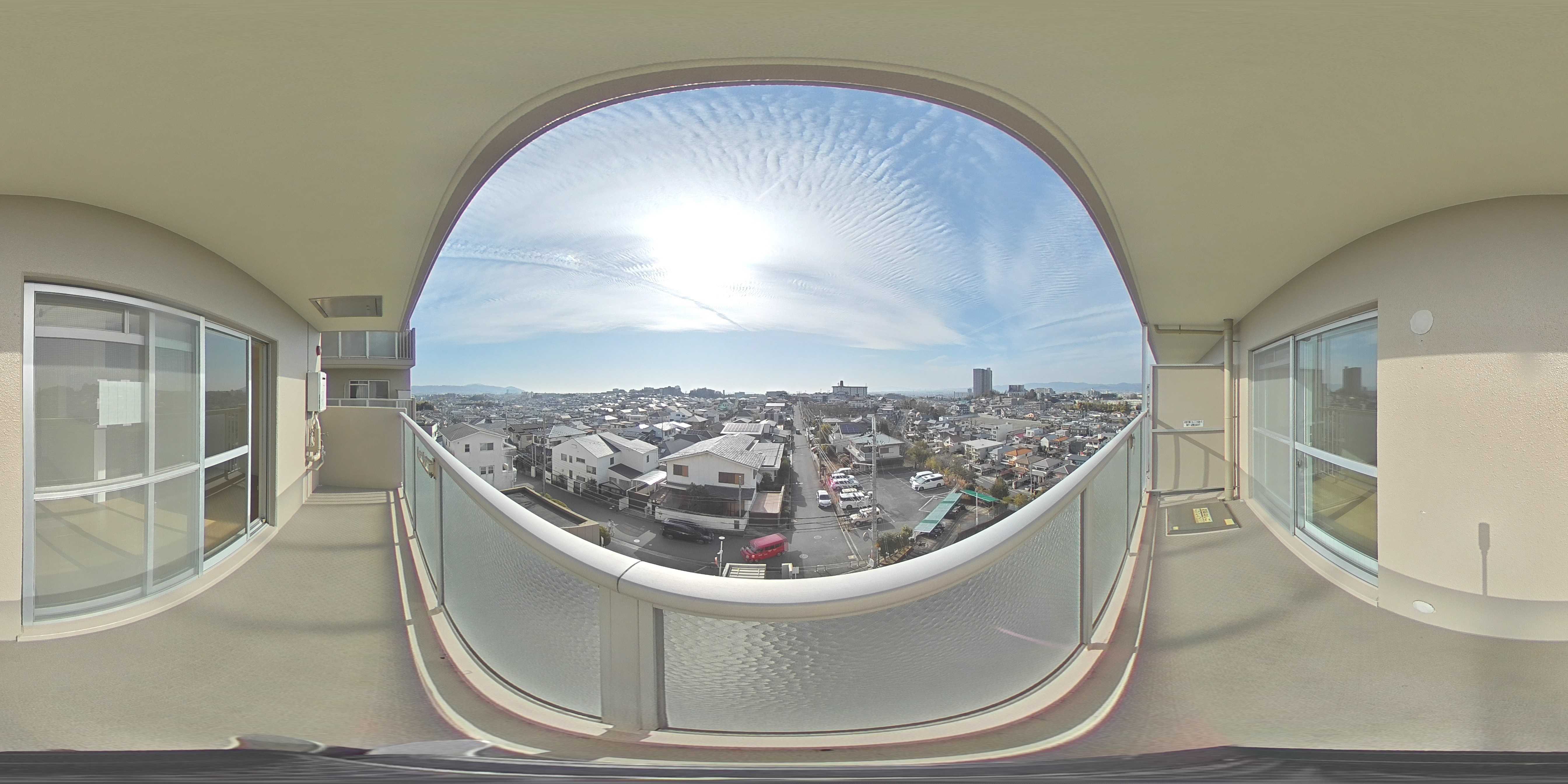 ルネ枚方 現地写真（バルコニー）