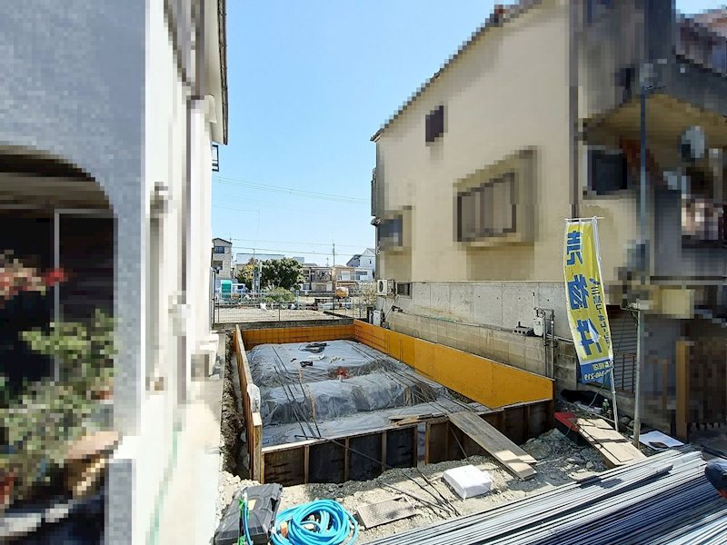 東側が空いているため陽当り通風良好です 高槻市安満西の町 新築一戸建 その他