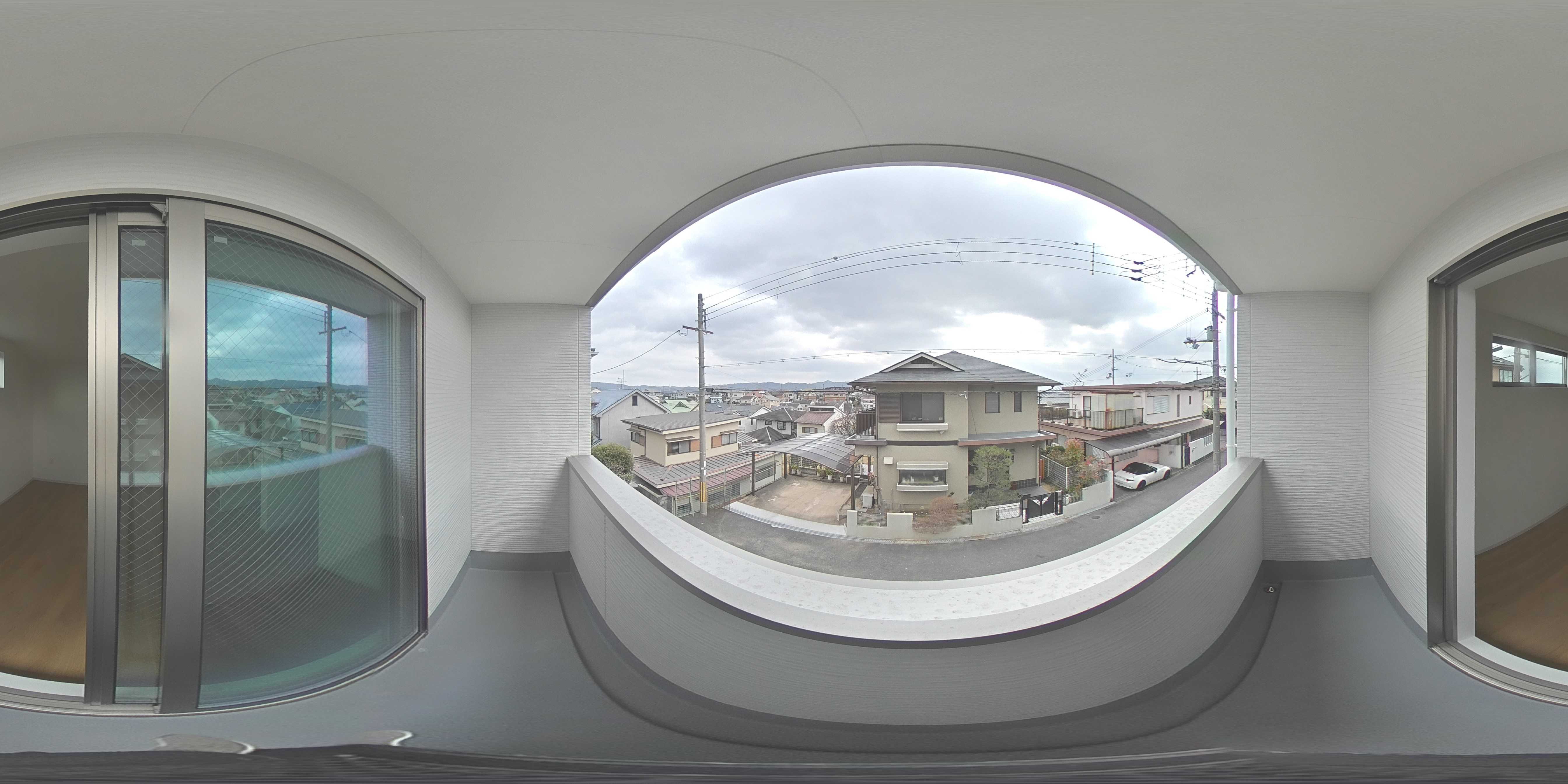 成田東町限定1邸新築分譲住宅 現地写真（バルコニー）