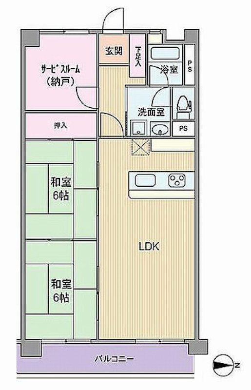 ソレイユ星見 間取り図