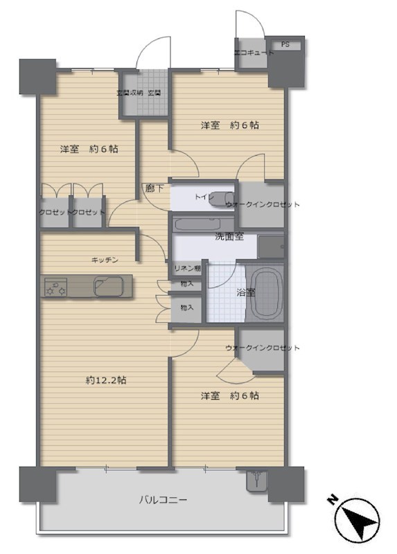 ミリカ・テラスⅡ街区   間取り図