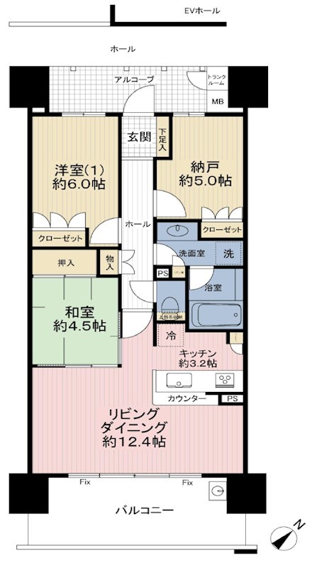 パークシティ南千里丘 間取り図