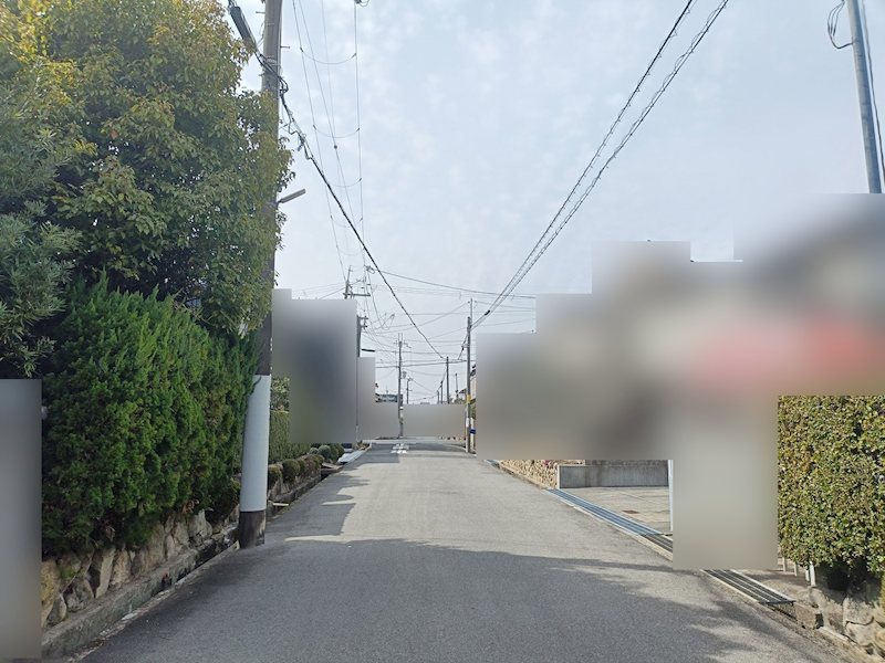 前面道路含む 高槻市昭和台町2丁目 売土地 その他