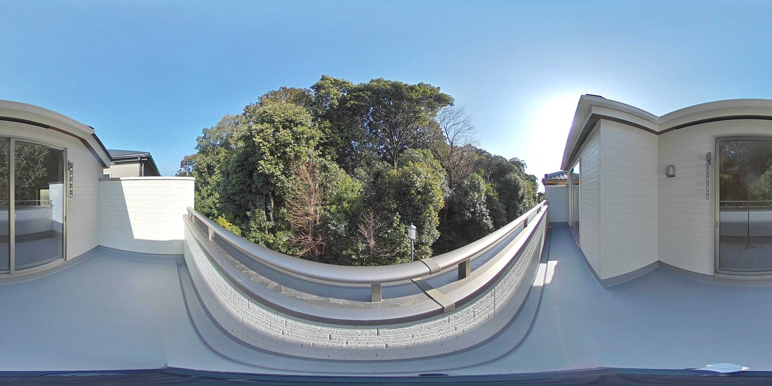 楠葉野田3丁目LiveleGardenS全4棟新築分譲住宅地内1号棟 現地写真（バルコニー）