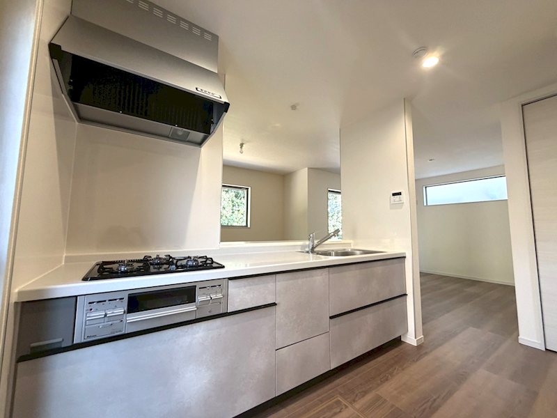 家族との会話が弾むカウンター付システムキッチン 楠葉野田3丁目LiveleGardenS全4棟新築分譲住宅地内4号棟 その他