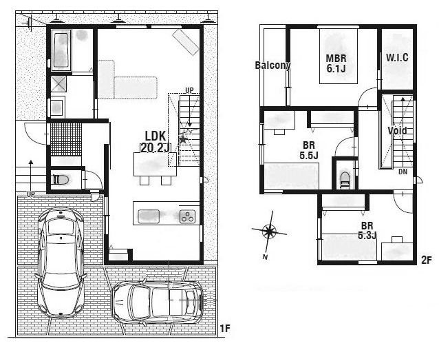 高槻市宮之川原3丁目　建築条件付売土地 間取り図
