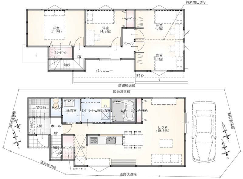 島本町山崎3丁目 建築条件付土地 その他