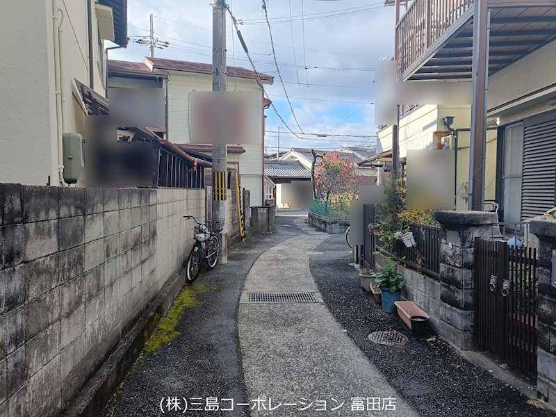 前面道路 高槻市氷室町2丁目 建築条件付売土地 その他