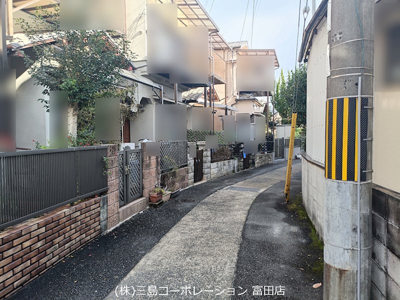 前面道路 高槻市氷室町2丁目 建築条件付売土地 その他