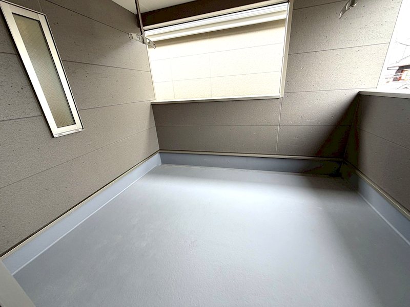 急な雨にも安心のインナーバルコニー 渚本町CRADLEGARDEN全3棟新築分譲地内3号棟 その他