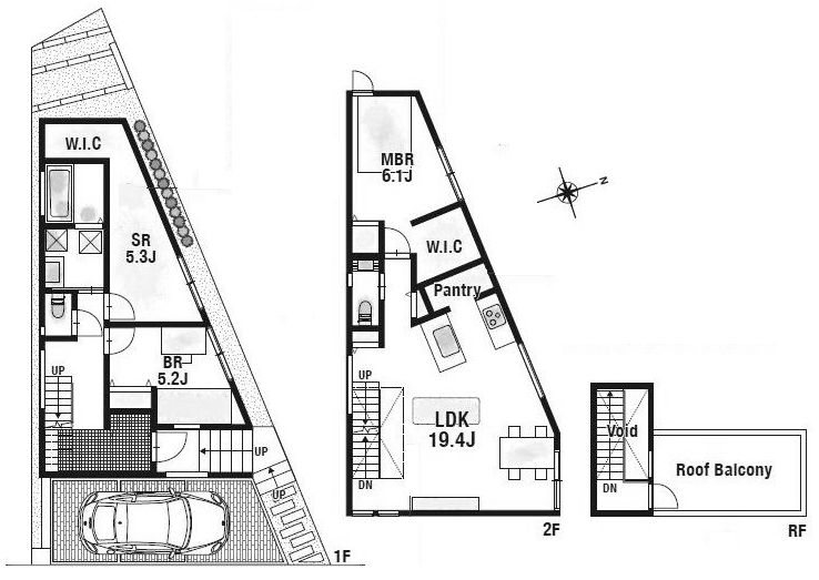 高槻市古曽部町3丁目　建築条件付売土地 間取り図