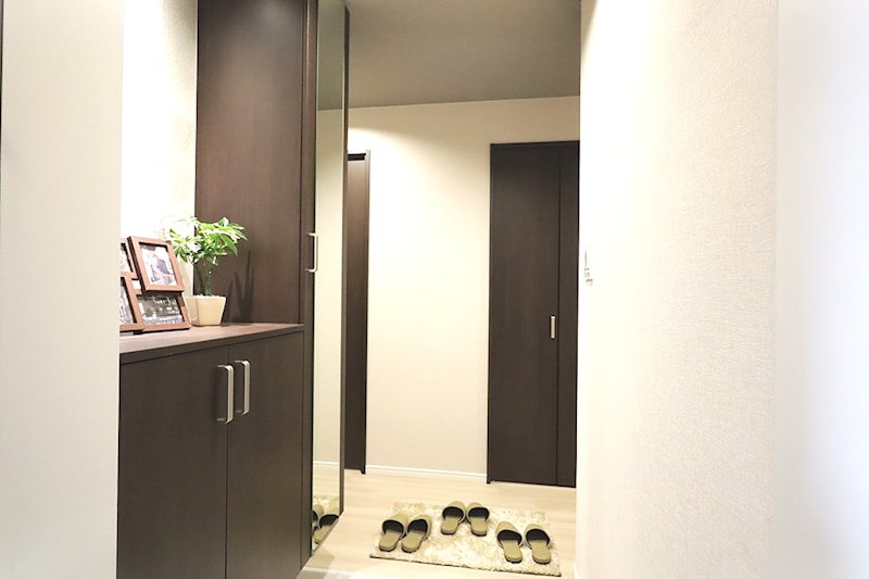 姿見付シューズボックス、玄関ホール メロディーハイム牧野公園弐番館 その他