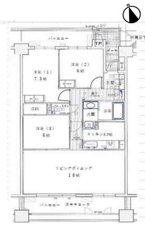 ステイツ茨木グランプレイス  間取り図