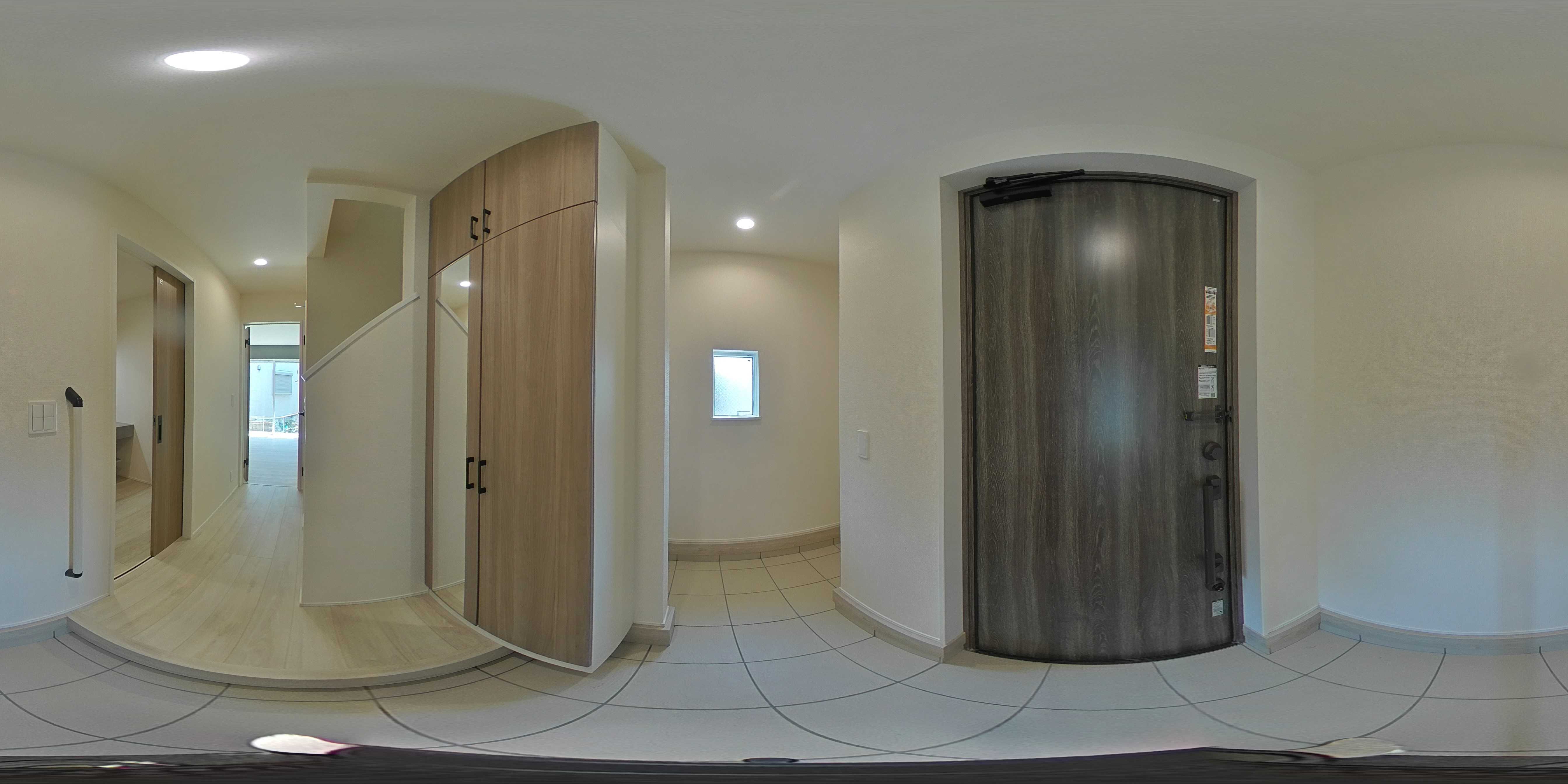 藤阪北町LIGNAGE限定1邸新築分譲住宅 現地写真（玄関）