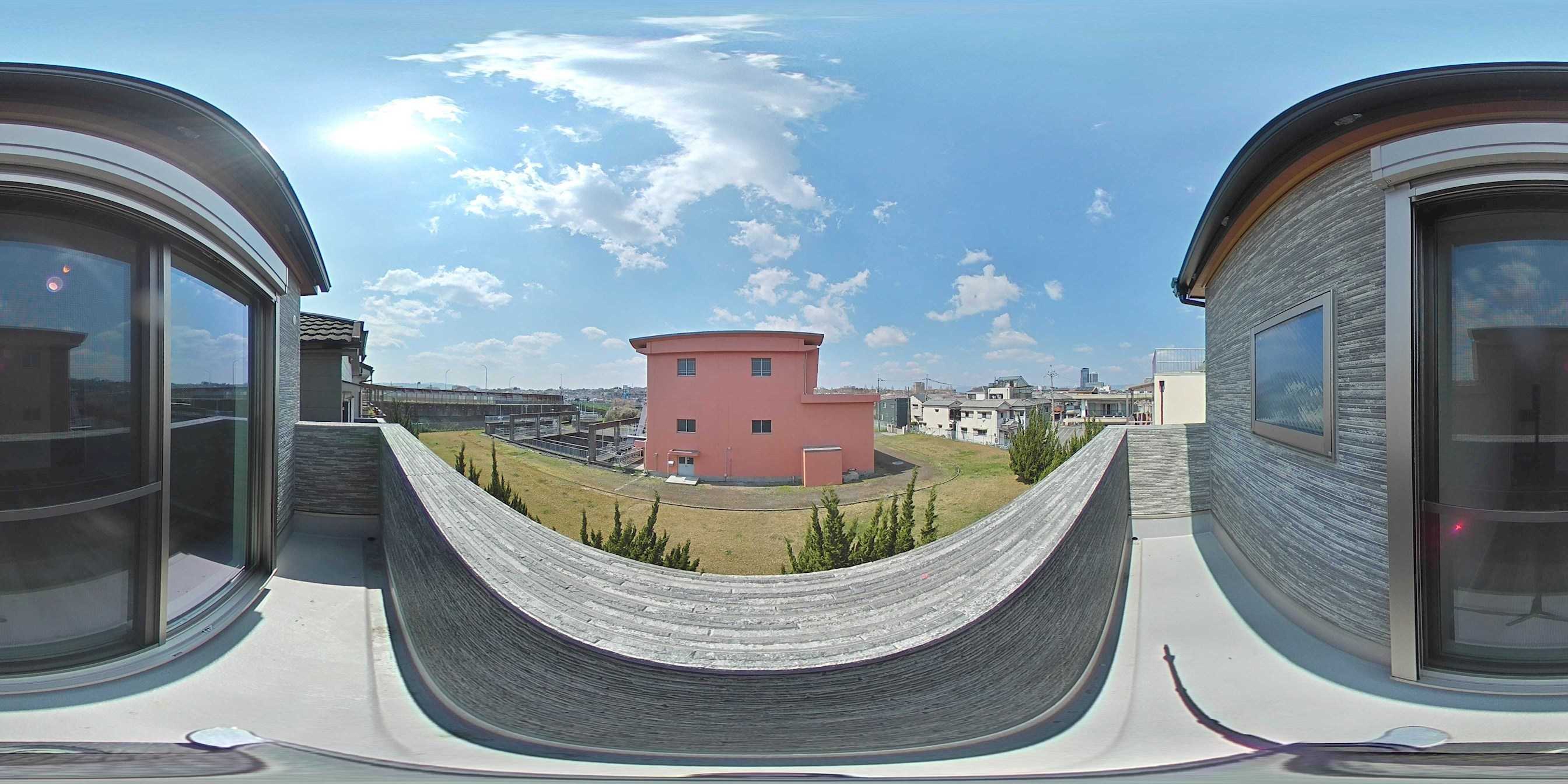 宮之阪5丁目限定1邸新築分譲住宅 現地写真（バルコニー）