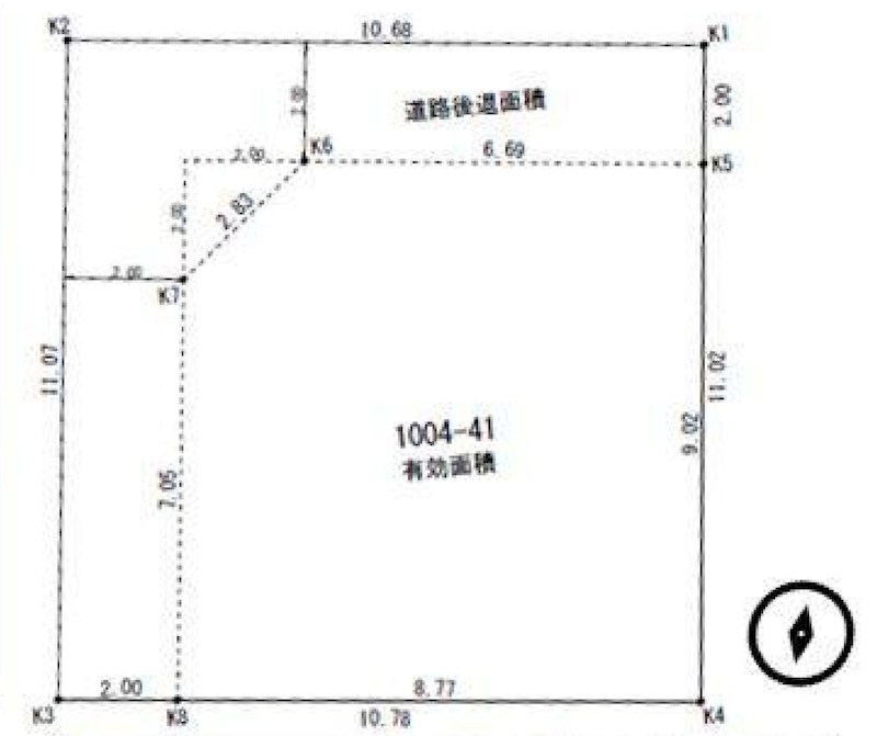 摂津市別府2丁目　売土地 間取り図