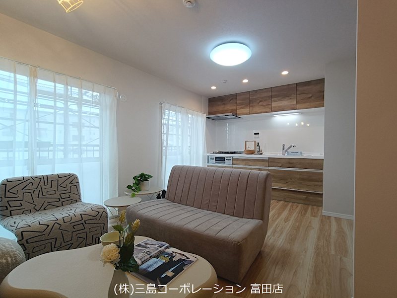 富田第二住宅62号棟   内観写真（リビング）