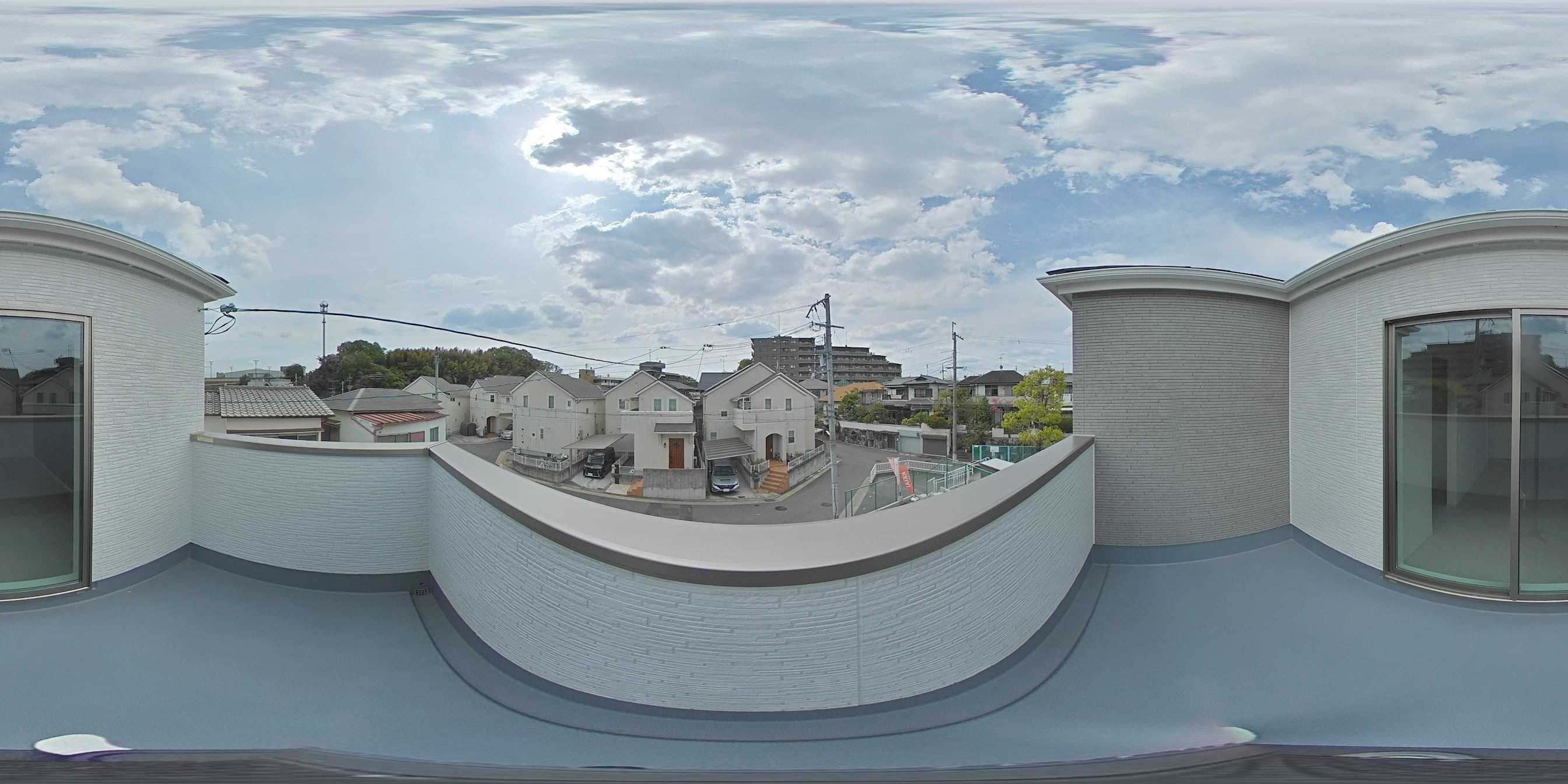 菊丘町全2棟新築分譲地内1号棟 現地写真（バルコニー）